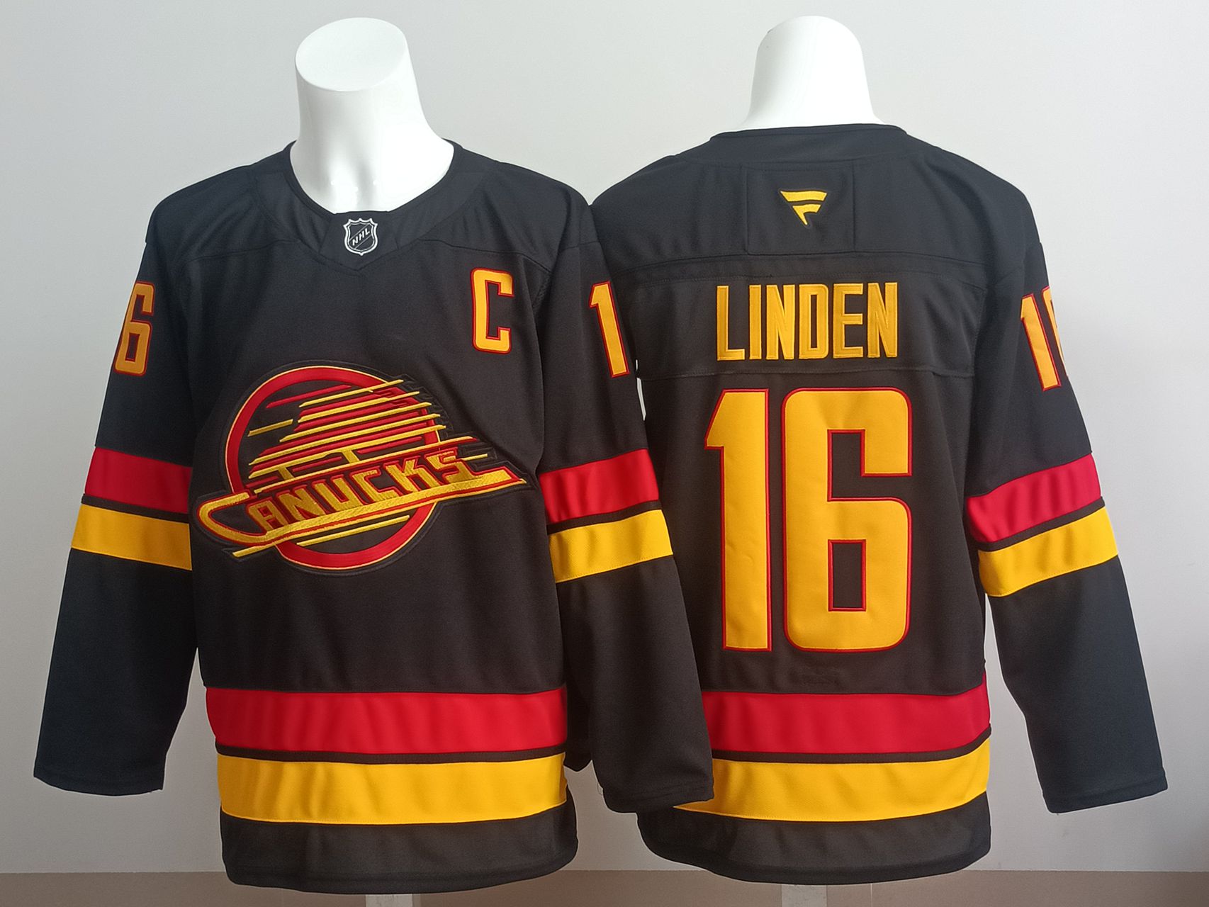 Men 2025 Montreal Canadiens #16 Linden Black NHL Jersey style 01->montreal canadiens->NHL Jersey